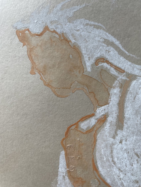 Image 1 of Pastel Portrait Femme "La Robe Blanche"