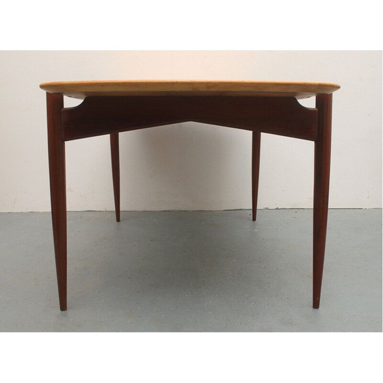 Image 1 of Table basse scandinave vintage en mapleteak, 1950