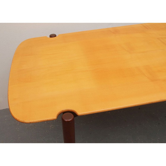 Image 1 of Table basse scandinave vintage en mapleteak, 1950