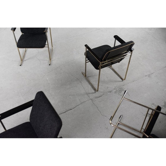 Image 1 of Ensemble de 4 fauteuils Bauhaus Skaala vintage par Yrjö Kukkapuro pour Avarte, 1980