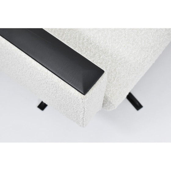 Image 1 of Fauteuil allemand vintage en Bouclé blanc, 1960s