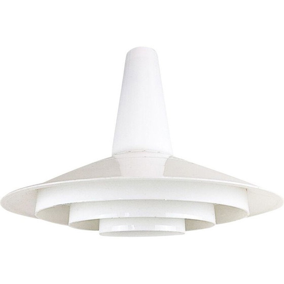 Image 1 of Lampe suspendue vintage en plastique brillant par Svend Middelboe pour Nordisk Solar, 1970