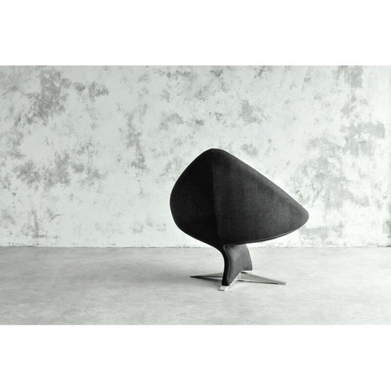Image 1 of Fauteuil vintage noir