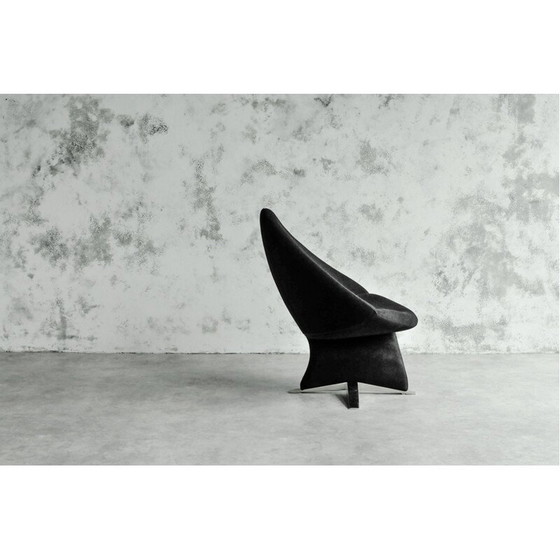 Image 1 of Fauteuil vintage noir