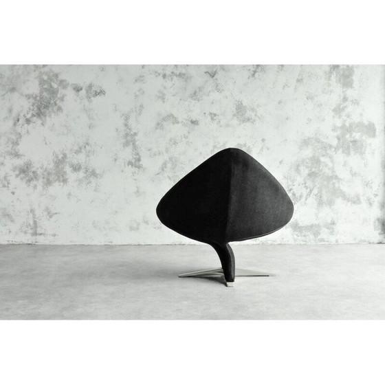 Image 1 of Fauteuil vintage noir