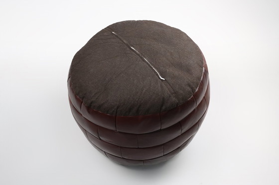 Image 1 of Ottoman, Bean Bag ou Pouf en cuir patchwork, 1960S