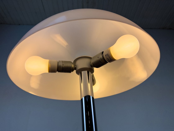 Image 1 of Chrome Table Lamp From Hillebrand, 1970S