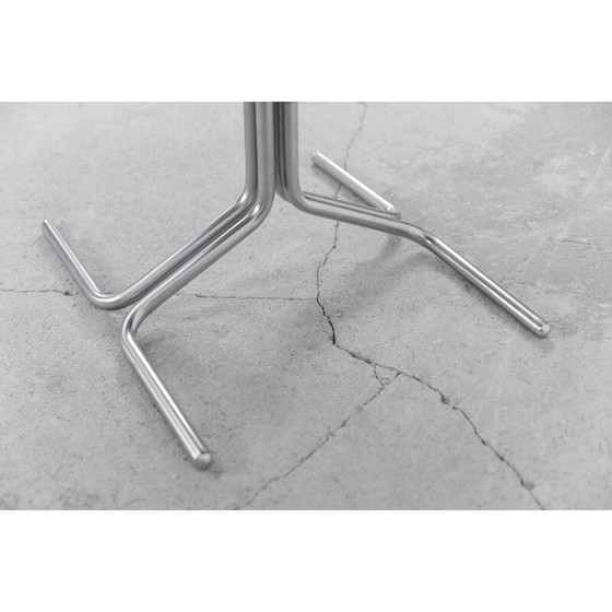 Image 1 of Paire de fauteuils vintage en aluminium brun pour Mauser, Allemagne 1970