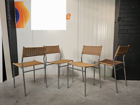 Image 1 of Chaises Vintage Spectrum, lot de 4