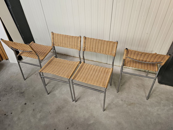 Image 1 of Chaises Vintage Spectrum, lot de 4