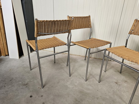 Image 1 of Chaises Vintage Spectrum, lot de 4
