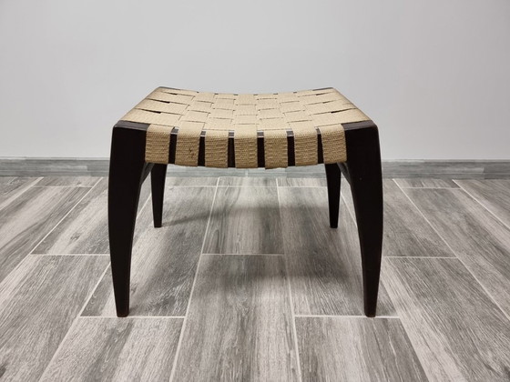 Image 1 of Repose-pieds en chêne vintage par Jan Vanek