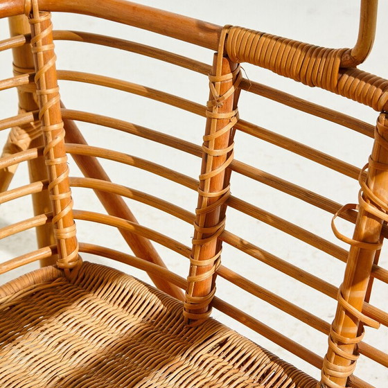 Image 1 of Berceau vintage en bambou, 1960