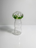 Vintage Murano Vase Art Nouveau Vase 1900 1910 Clair Transparent Swirl Hyacinthe