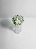 Vintage Murano Vase Art Nouveau Vase 1900 1910 Clair Transparent Swirl Hyacinthe