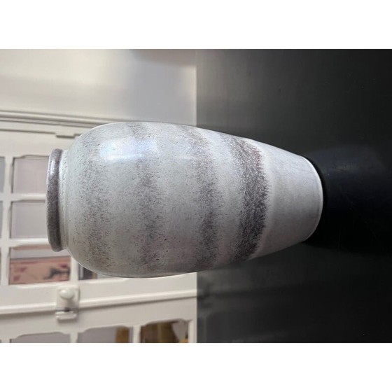 Image 1 of Vase vintage en céramique grise, 1960