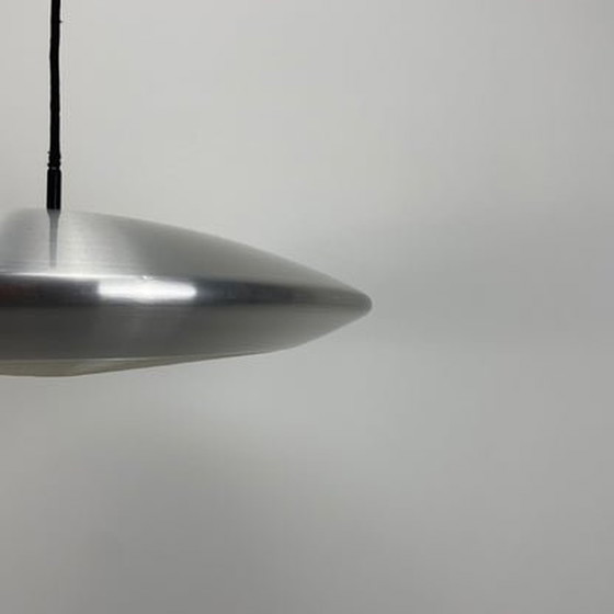 Image 1 of Mist & Mørup Diskos Suspension Lamp - Silver - By Jo Hammerborg - 1960