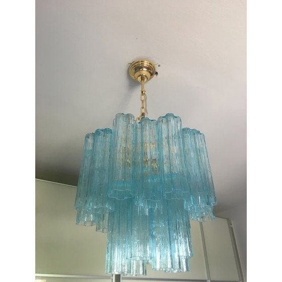 Image 1 of Lustre en verre de style Murano