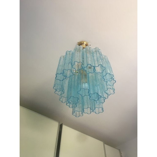 Lustre en verre de style Murano