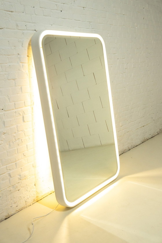 Image 1 of Miroir complet avec lumière Par Crb Italia