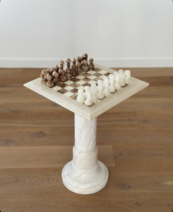 Image 1 of Jeu d'échecs en marbre