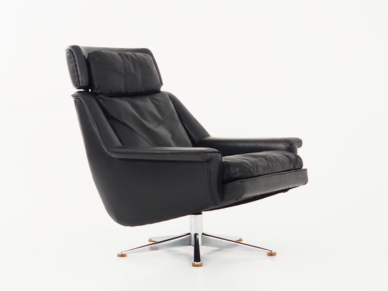 Image 1 of Fauteuil de bureau, Design danois, 1970S, Designer : Werner Langenfeld, Manufacture : Esa