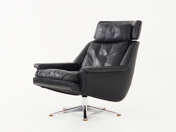 Image 1 of Fauteuil de bureau, Design danois, 1970S, Designer : Werner Langenfeld, Manufacture : Esa