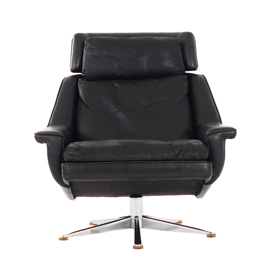 Image 1 of Fauteuil de bureau, Design danois, 1970S, Designer : Werner Langenfeld, Manufacture : Esa