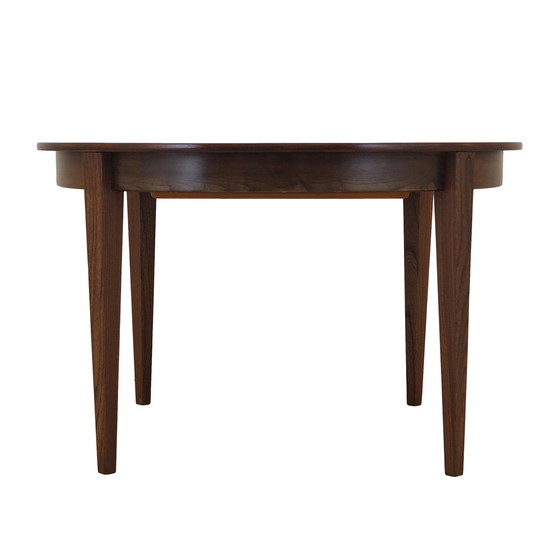 Image 1 of Table ronde en bois de rose, Design danois, 1970S, Production : Danemark