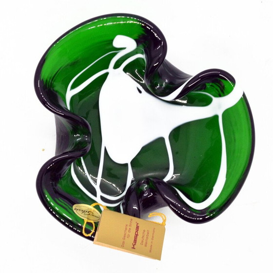 Image 1 of Cendrier vintage en verre de Kaspar, Allemagne 1970