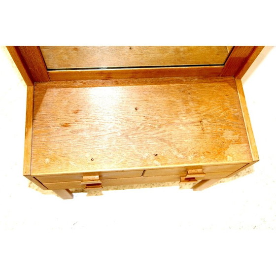 Image 1 of Vanité vintage en chêne par Nybrofabriken Fröseke, Suède 1960