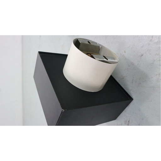 Ensemble de 3 plafonniers vintage en verre glacé et métal pour Philips, 1960