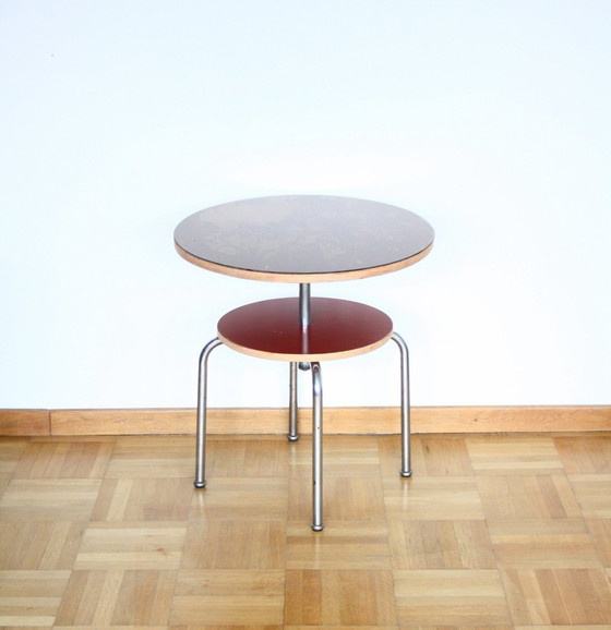 Image 1 of Table basse fonctionnaliste Vichr & Spol, Tchécoslovaquie, Bauhaus