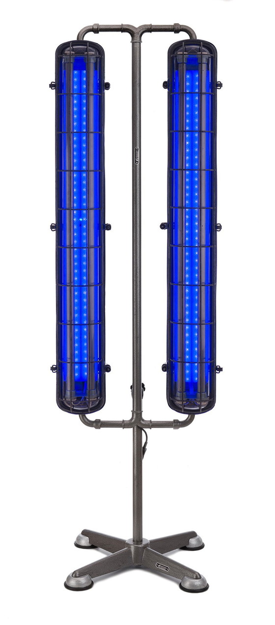 Image 1 of Luminaire double "TL" autoportant