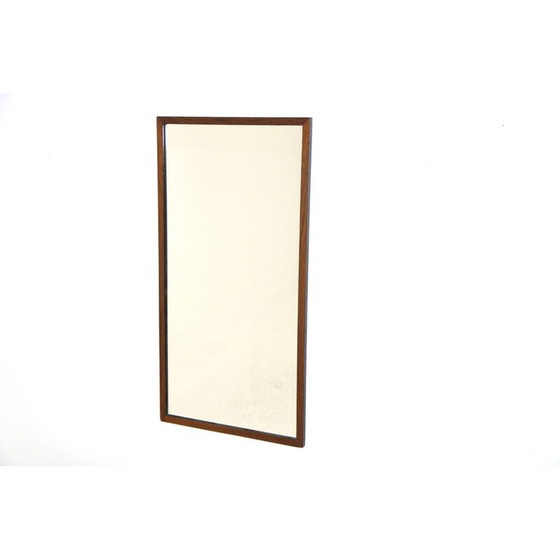 Image 1 of Miroir vintage en bois de rose par Glas et Trä, Suède 1960