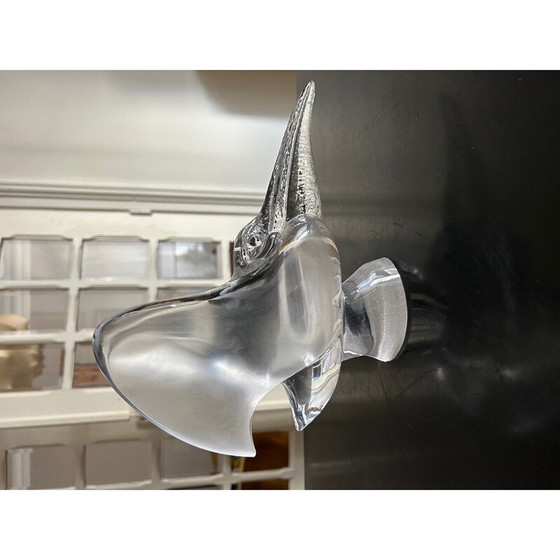 Image 1 of Pélican vintage en cristal Daum