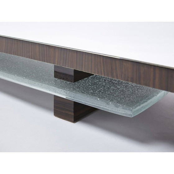 Image 1 of Buffet vintage en miroir et placage d'ébène par Alberto Pinto, 1990