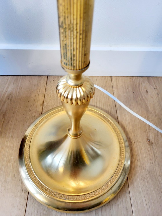 Image 1 of Lampadaire Hollywood Regency, ananas, Boulanger Supposé être des années 1970