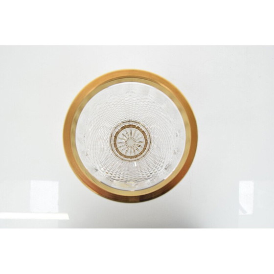 Image 1 of Vase vintage en cristal, Tchécoslovaquie 1960