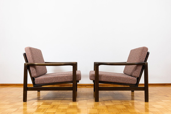 Image 1 of Paire de fauteuils Mid Century B7522 par Zenon Bączyk, Pologne, années 1960