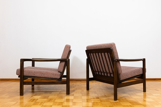 Image 1 of Paire de fauteuils Mid Century B7522 par Zenon Bączyk, Pologne, années 1960