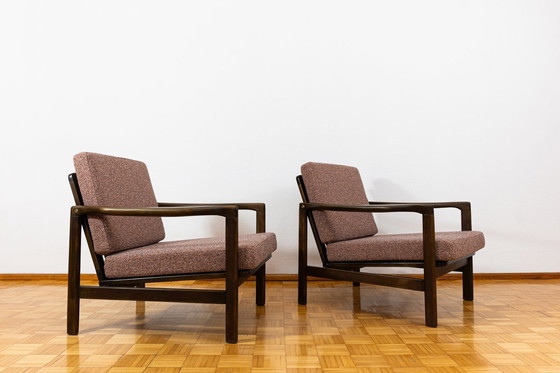 Image 1 of Paire de fauteuils Mid Century B7522 par Zenon Bączyk, Pologne, années 1960