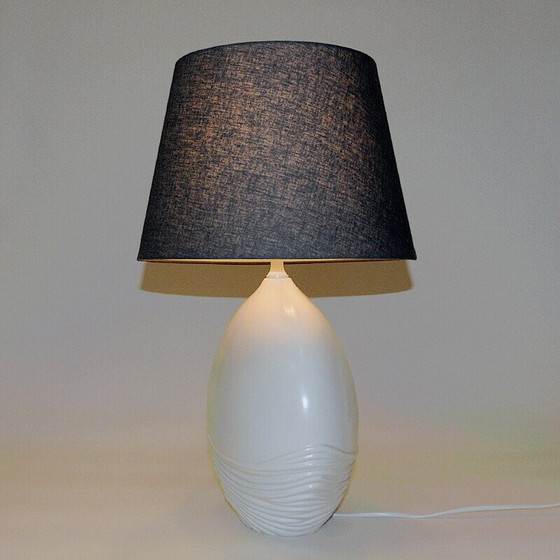 Image 1 of Lampe de table ovale en céramique, Italie, 1980