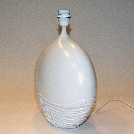 Image 1 of Lampe de table ovale en céramique, Italie, 1980