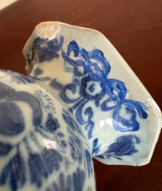 Image 1 of Vase Gourde Delft 18Ème