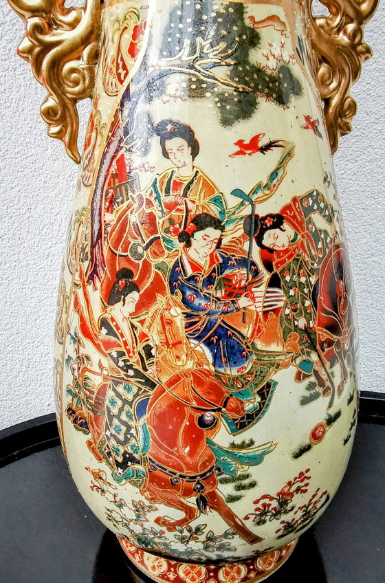 Image 1 of Vase Satsuma Japonais D'origine