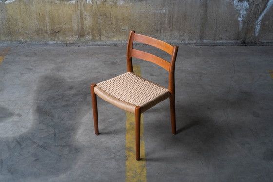 Image 1 of 4 X Niels O. Møller - Chaise de salle à manger modèle 84