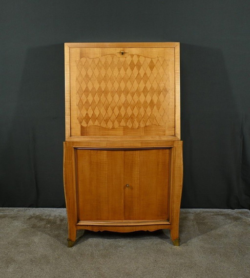 Secrétaire En Citronnier, Style Art Déco – 1950