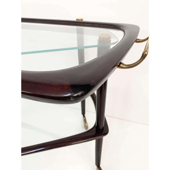 Image 1 of Chariot de bar vintage pour Cesare Lacca, années 1950
