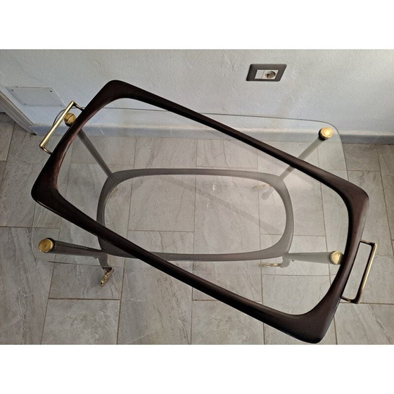 Image 1 of Chariot de bar vintage pour Cesare Lacca, années 1950